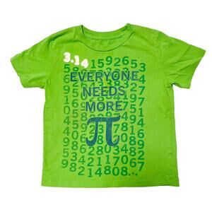 Peek Pi Numbers Graphic Tee Size 2/3